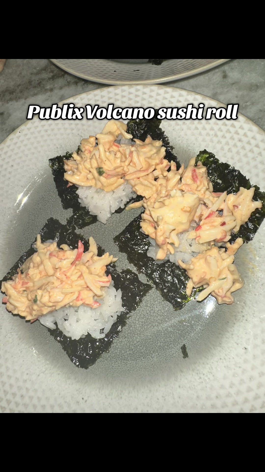 Shout out to @Publix for this limited edition volcano dip. We tried two different types of seaweed. Very easy for my...