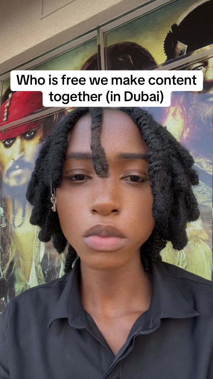 I need someone who is serious and not always busy#dubaicontentcreators