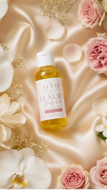 Would you try a luxury body oil that leaves your skin glowing and soft?#alyseofficials