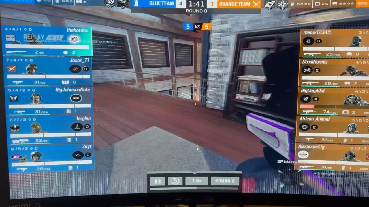 R6 clip insane ranked match