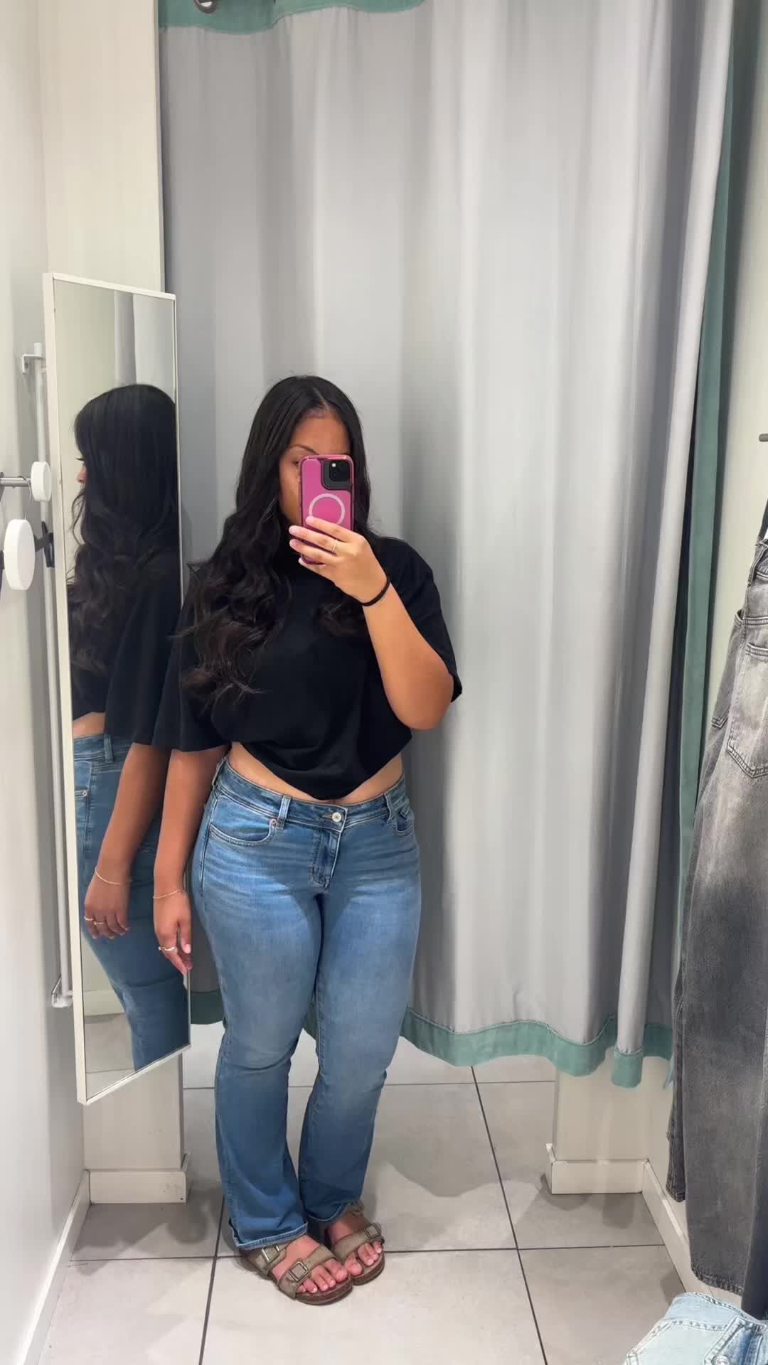 it’s jean szn😏 #haul #shopping #shopwithme