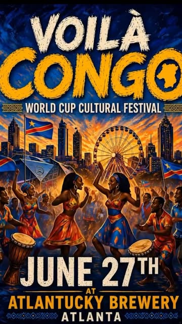 Atlantaaaa, thank you for the Southern hospitality. 🇨🇩🤝🏾🍑 Now DRC🇨🇩 is arriving. On June 27th, Voilà Congo bri...