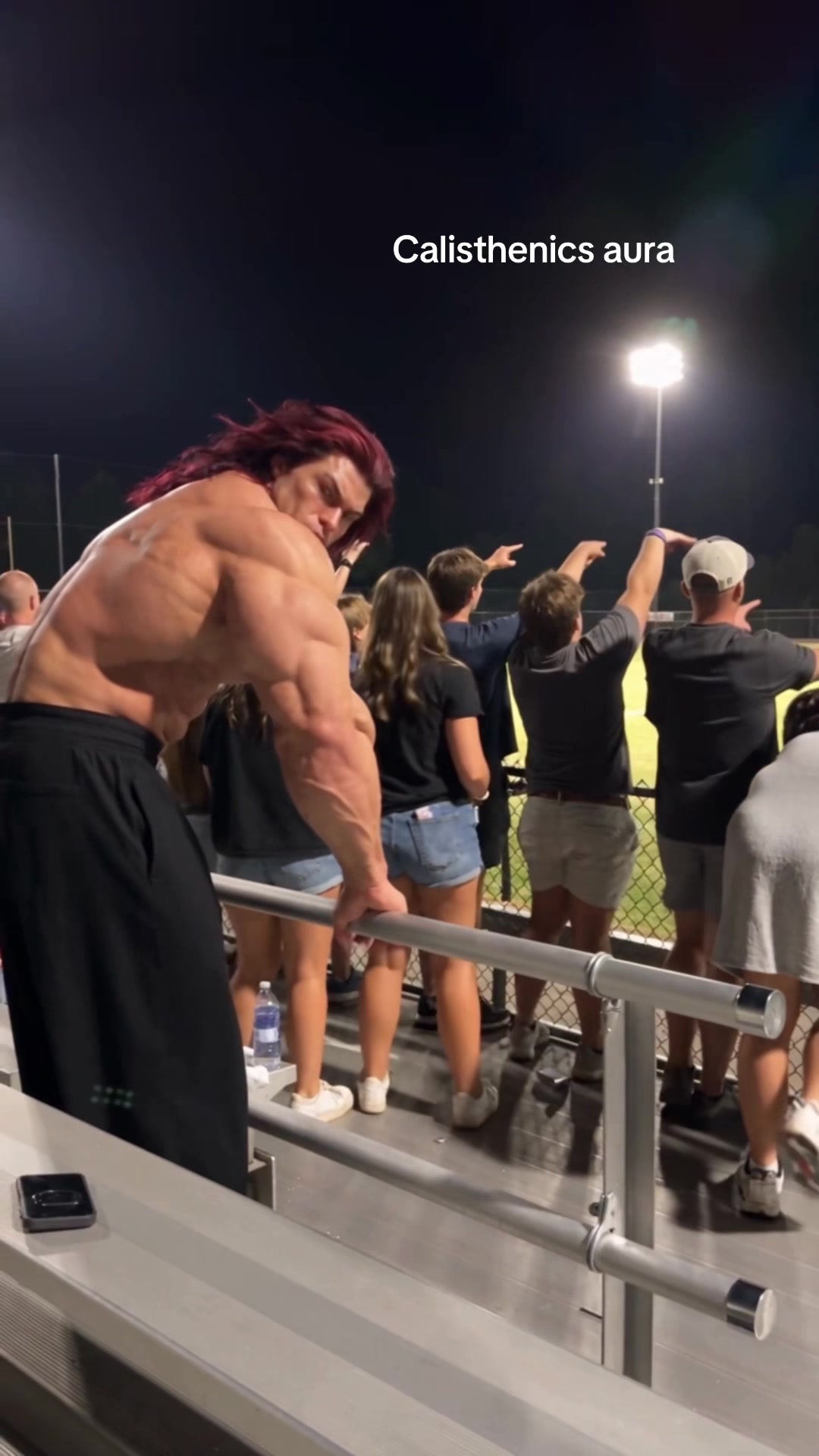 The bar was bending lol #yujirohanma #calisthenics