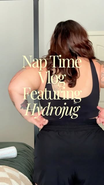 Nap time = mom’s time to reset 💪✨ Getting my workout in, staying hydrated with @hydrojug , and making the most of a...