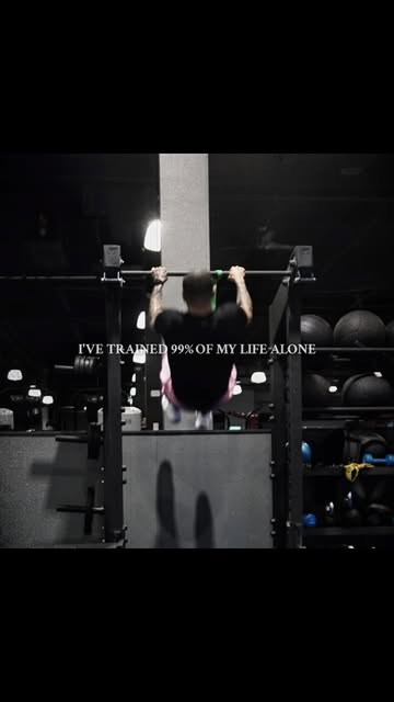Training alone equals a high level of discipline remember the only person who who’s responsible for you is you #fitne...