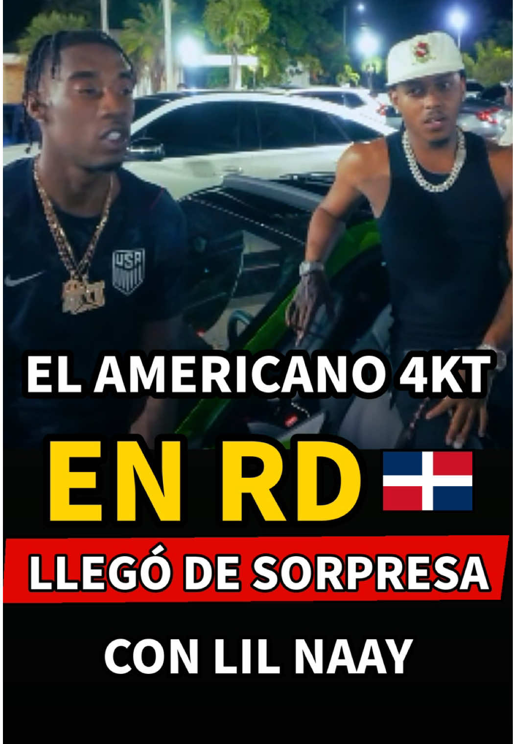 El Americano 4KT llegó de sorpresa a RD 🇩🇴😳 ni sus amigos sabían… con Lil Naay 👀 ¿se viene algo? #ElAmericano4KT#...