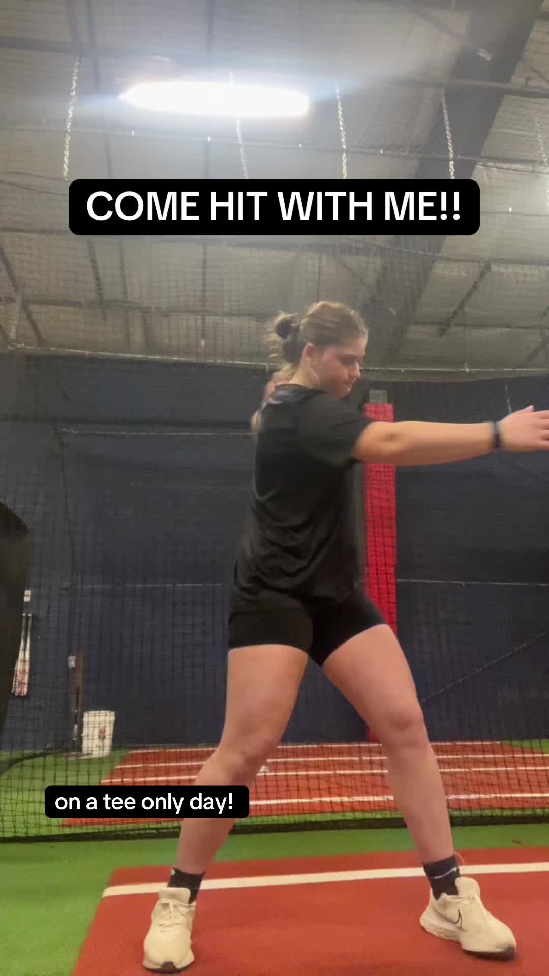 come hit w/ me on a tee only day!! #softball #d1athlete #nerbaska