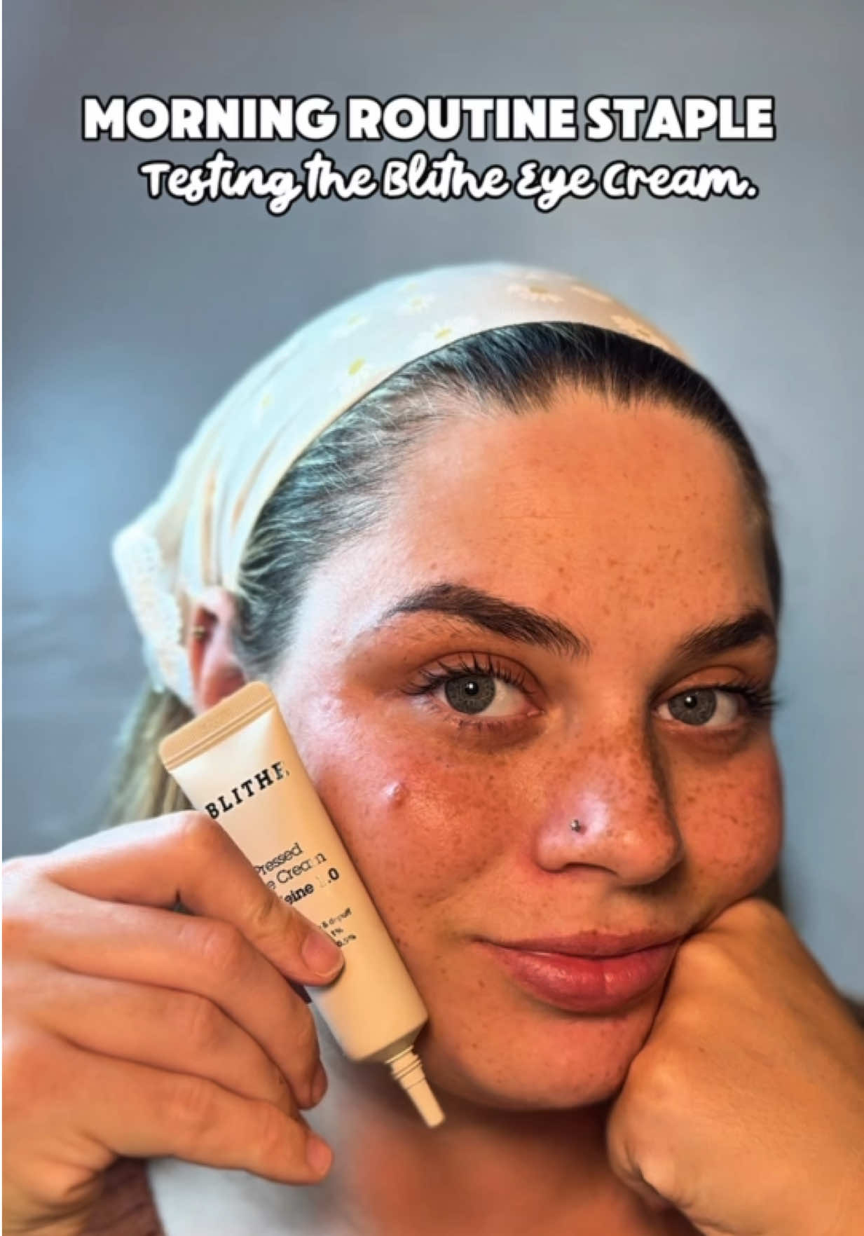 As a mom of three a eye cream is a necessity 😍 #Blithe #Depuffing #CaffeineEyeCream #EyeCare #KBeauty @BLITHE US