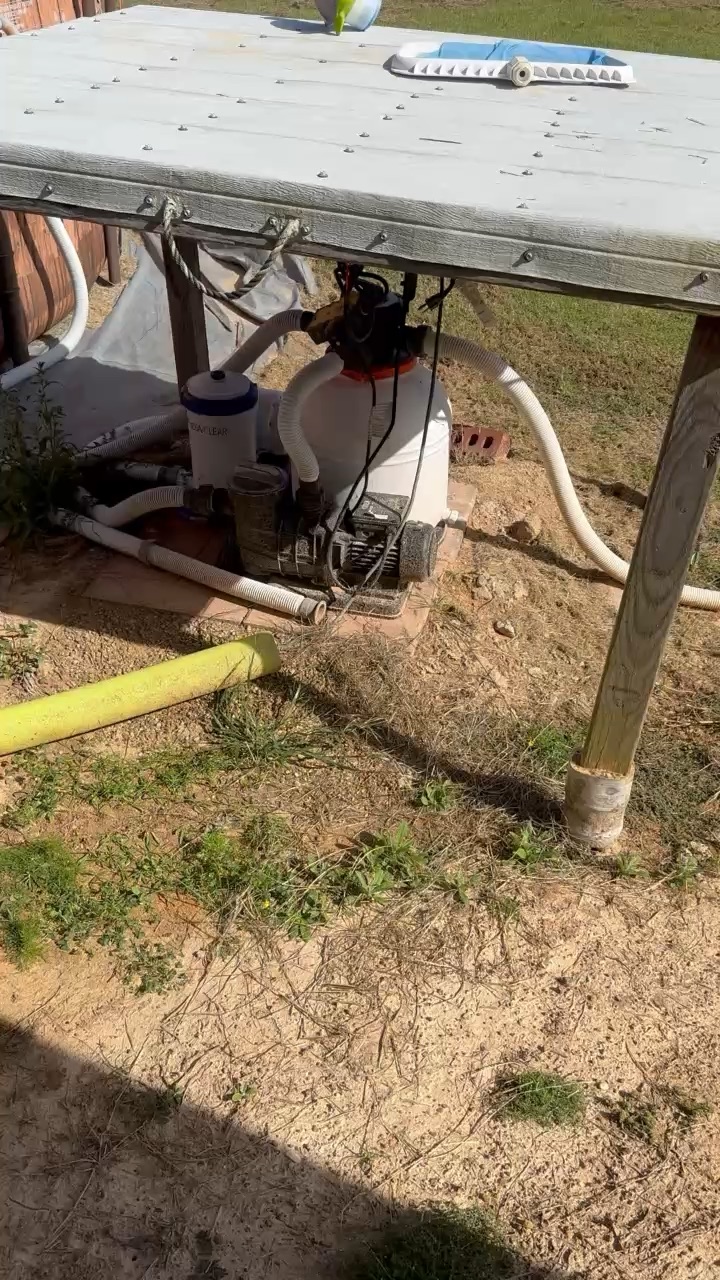 Vevor sand filter with 1hp pump