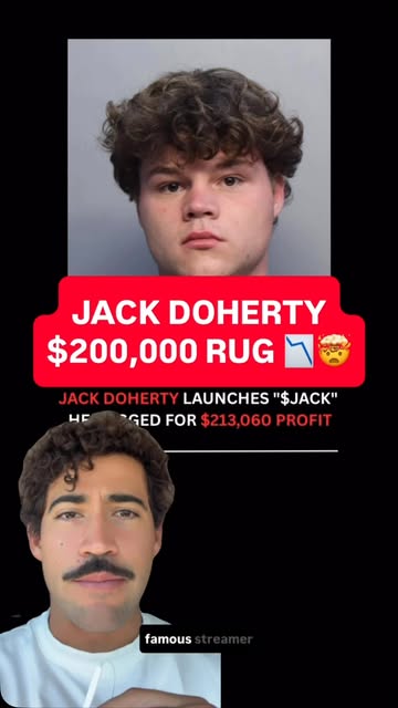JACK DOHERTY JUST PULLED $213K FROM HIS OWN MEME COIN 👀 Jack launched a meme coin, sold off his bag, and based on th...