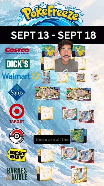 🚨 30TH CELEBRATION RELEASE WEEK: 📅 Sun/Mon – Costco: Ascended Heroes ETBs $42.99 📱 Tue 9/15 – Dick's app drawing,...