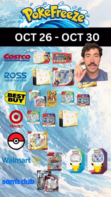 📅 Every Pokémon drop this week (Oct 26 to Oct 30) 👇 🆕 NEW RELEASE: 30th Celebration Battle Decks drop Oct 30 ⚡ Esp...