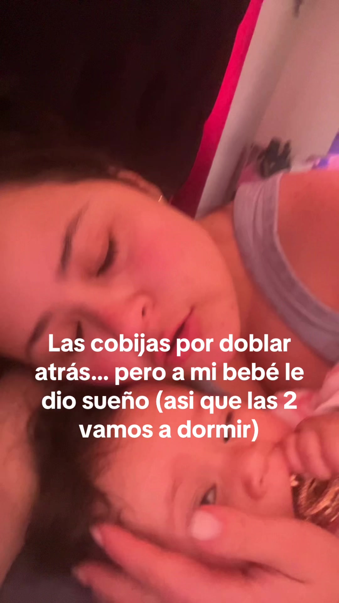 Jajaja y suerte con esas cobijas… #contenido #mamasdetiktok #momgirl #momlife #bebe