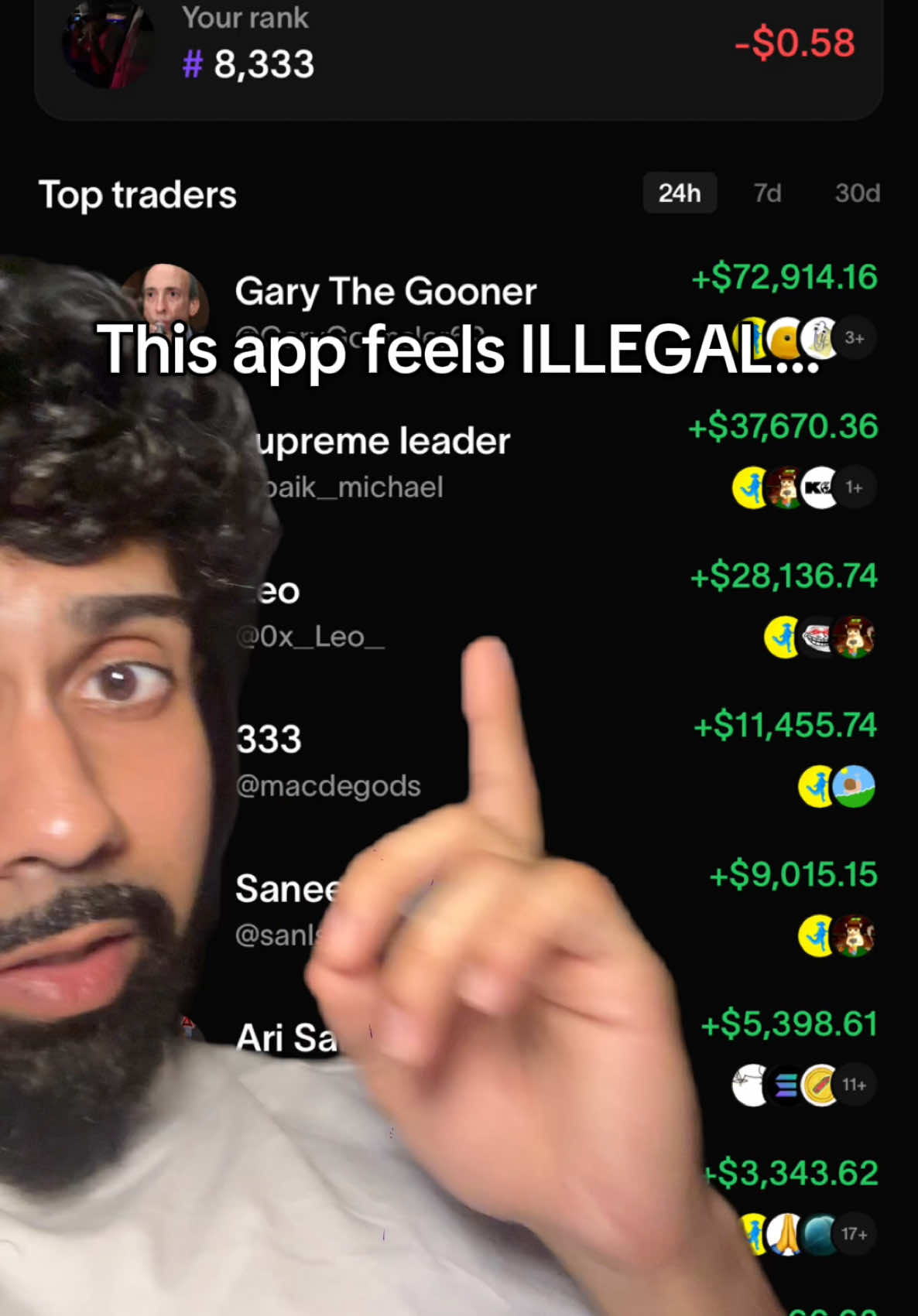 This shit is insane bro… #memecoins #crypto #trading #solana #investing