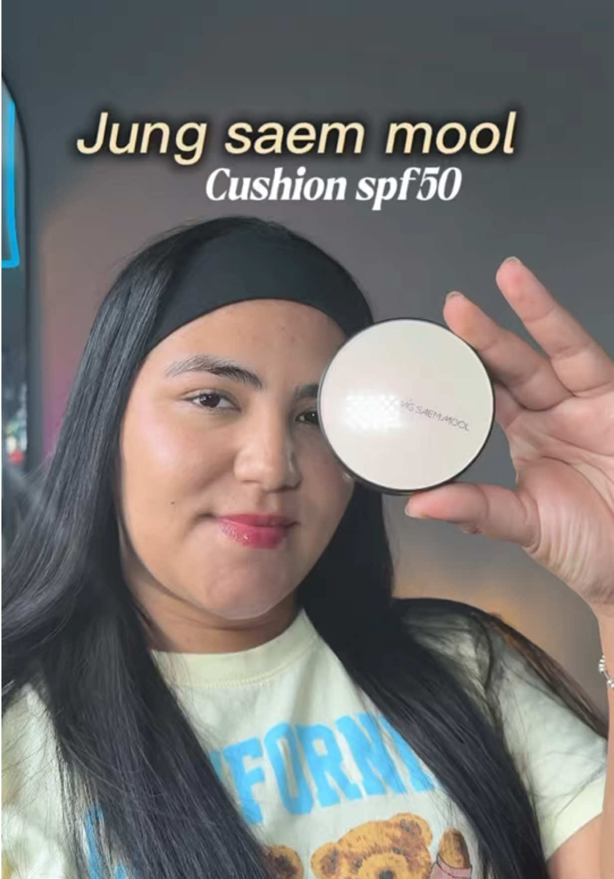 Trying the JUNG SAEM MOOL Nuder Cushion, I love the lightweight coverage and natural, glowy finish. It’s also super c...