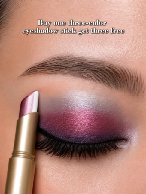 Why carry a whole palette? ✨ This 3-Color Eyeshadow Stick gives you a dimensional eye look with one smooth applicatio...