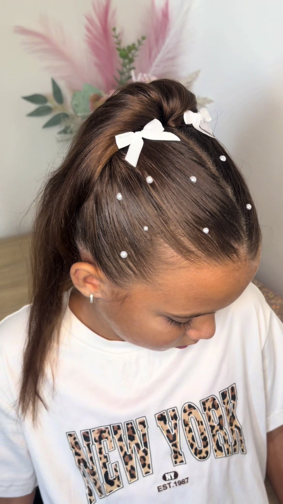 The perfect volume ponytail HACK! ✨✨ Save for later so you can come back and try it out on your little ones!♥️🥹 #pon...
