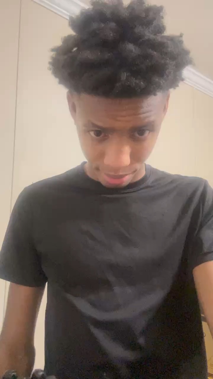 Showing off hair