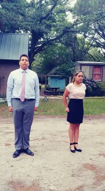 Practicing Army Dance