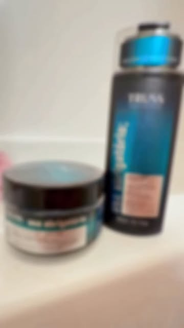 Shower routine, but make it hair therapy 🤍 Using Truss to cleanse, treat, and bring my hair back to life. #hairrouti...