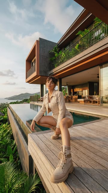 Real estate on another level 🔥💅 Inspired by contemporary Villa in #lasterrenas #samana #realestate #production #ai