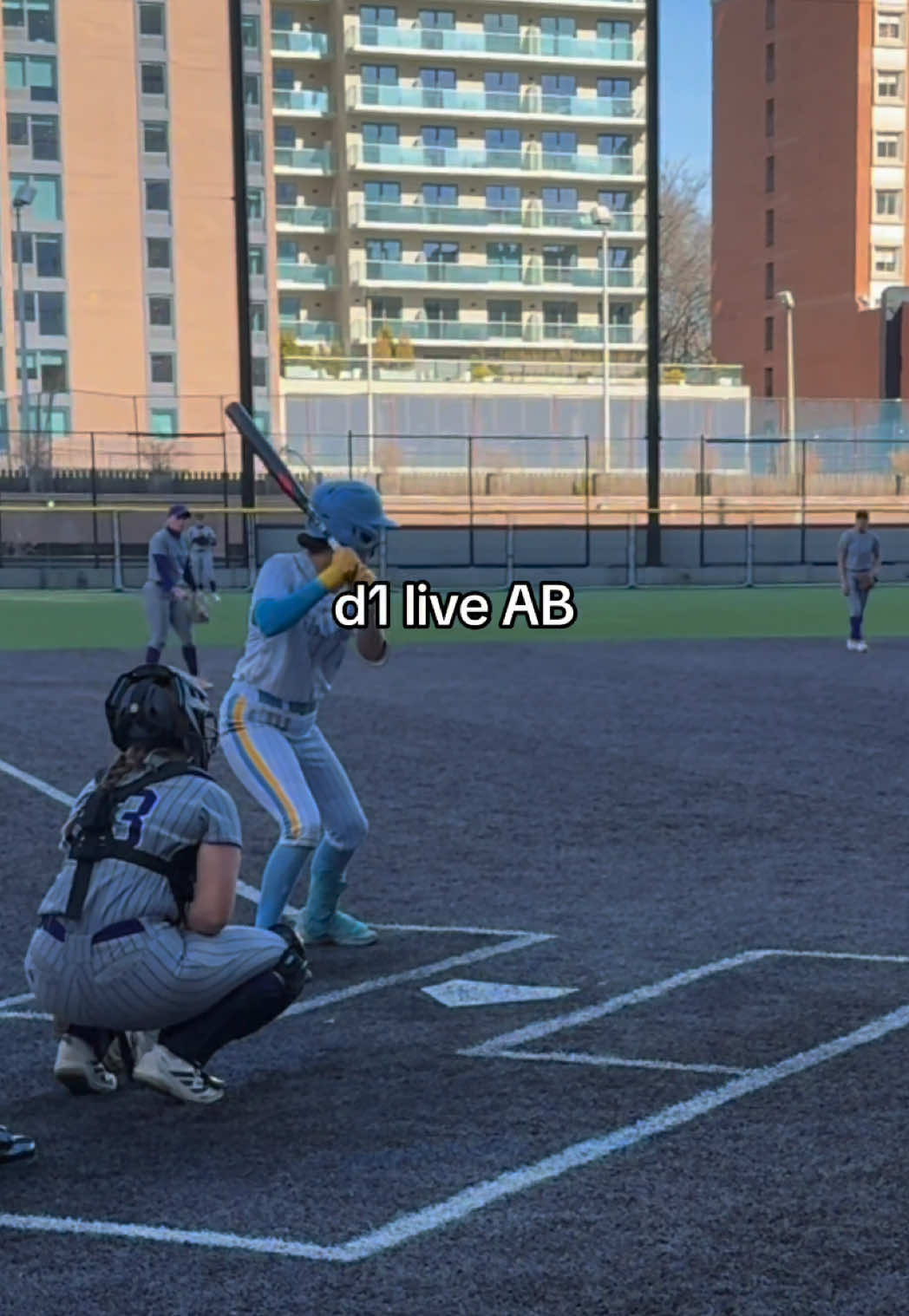 another d1 live at-bat!✅ follow for more live at-bat videos🔥 #softball #hitting #finsup #d1 #collegesoftball