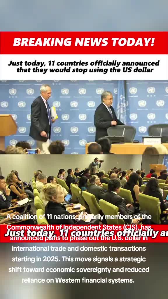 Eleven Countries Announce Transition Away from the U.S. Dollar in 2025 A coalition of 11 nations, primarily members o...