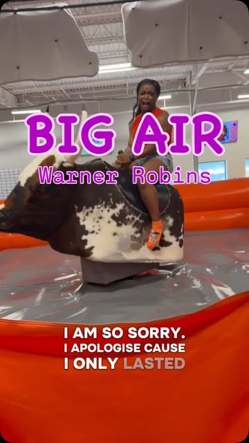 We went to Big Air and had a ball! Those kids will be asleep after you’re done here 😂 @bigairwarnerrobins #familyfun...