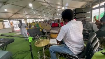 In the Summer I played the drums in ghana And In 2024 We run it Back