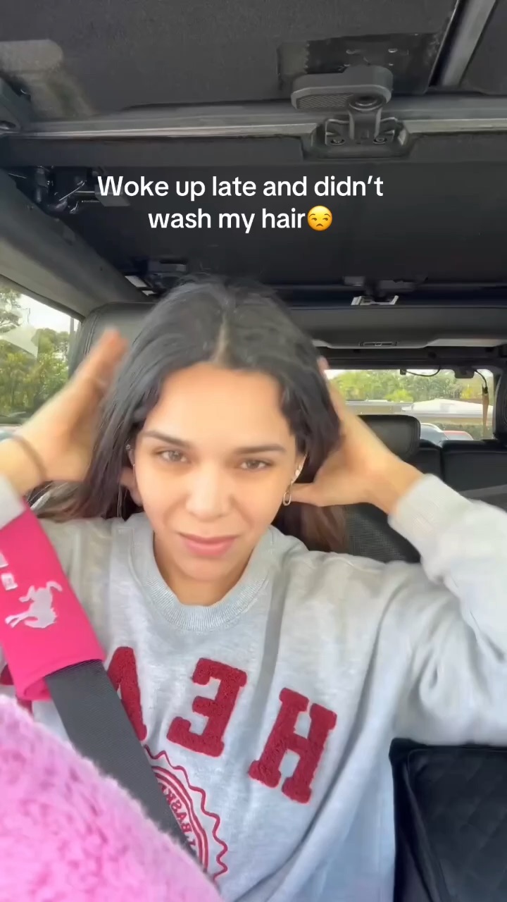 Trying new hairstyle