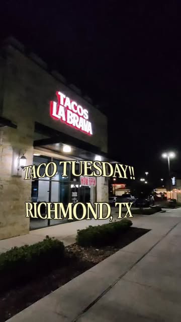 Check out this new taco spot in richmond texas. They serve tacos. Burritos. Bowls. @tacoslabravatx Breakfast starts a...