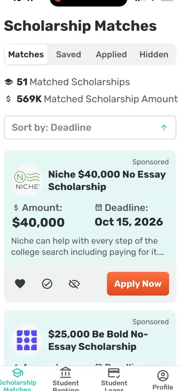 Scholarship App