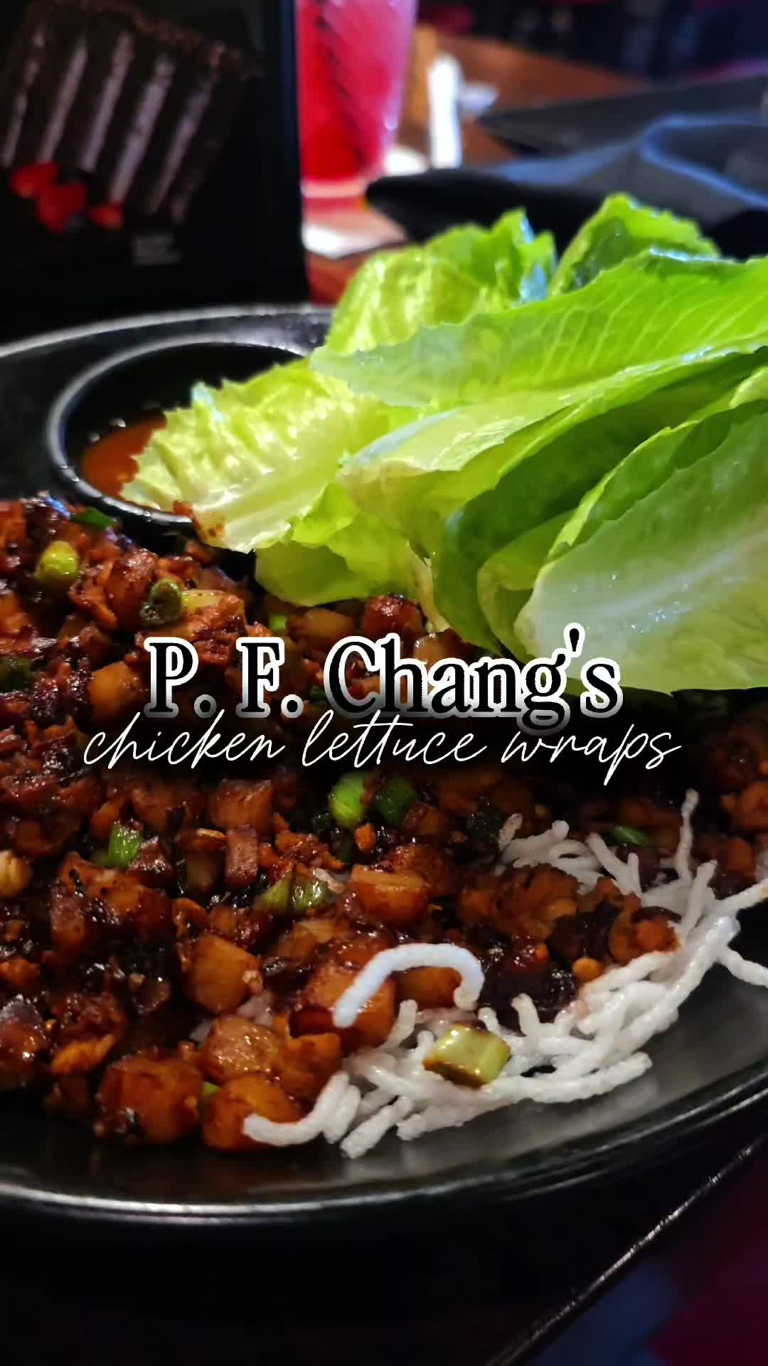 The lettuce wraps will forever have me in a chokehold. They are theeee best! 🥬✨🤌🏾 #fyp #pfchangs #lettucewraps #fo...