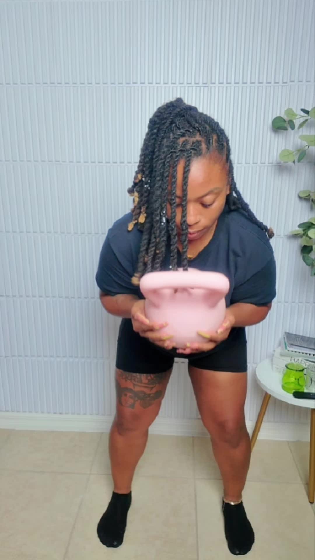 I will forever reach for this soft kettlebell! 💪🏾 #fyp #softkettlebell #fitness #workout #sohochic