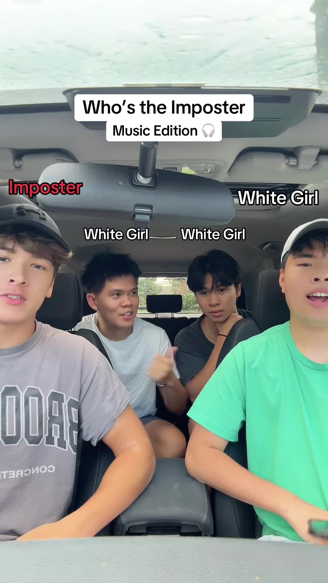 ALL these songs are BANGERS 🔥🤟 #whitegirl #imposter #impostergame #friends #fyp