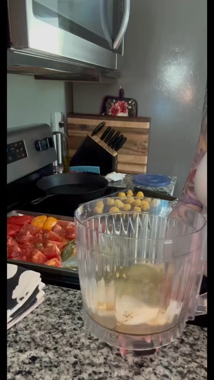 Making homemade salsa