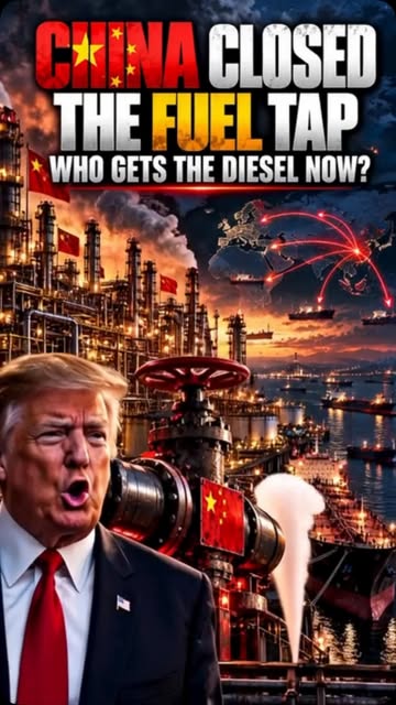 CHINA JUST CLOSED THE FUEL TAP ⛽ China is keeping more fuel at home while Russia restricts diesel exports and Europe...