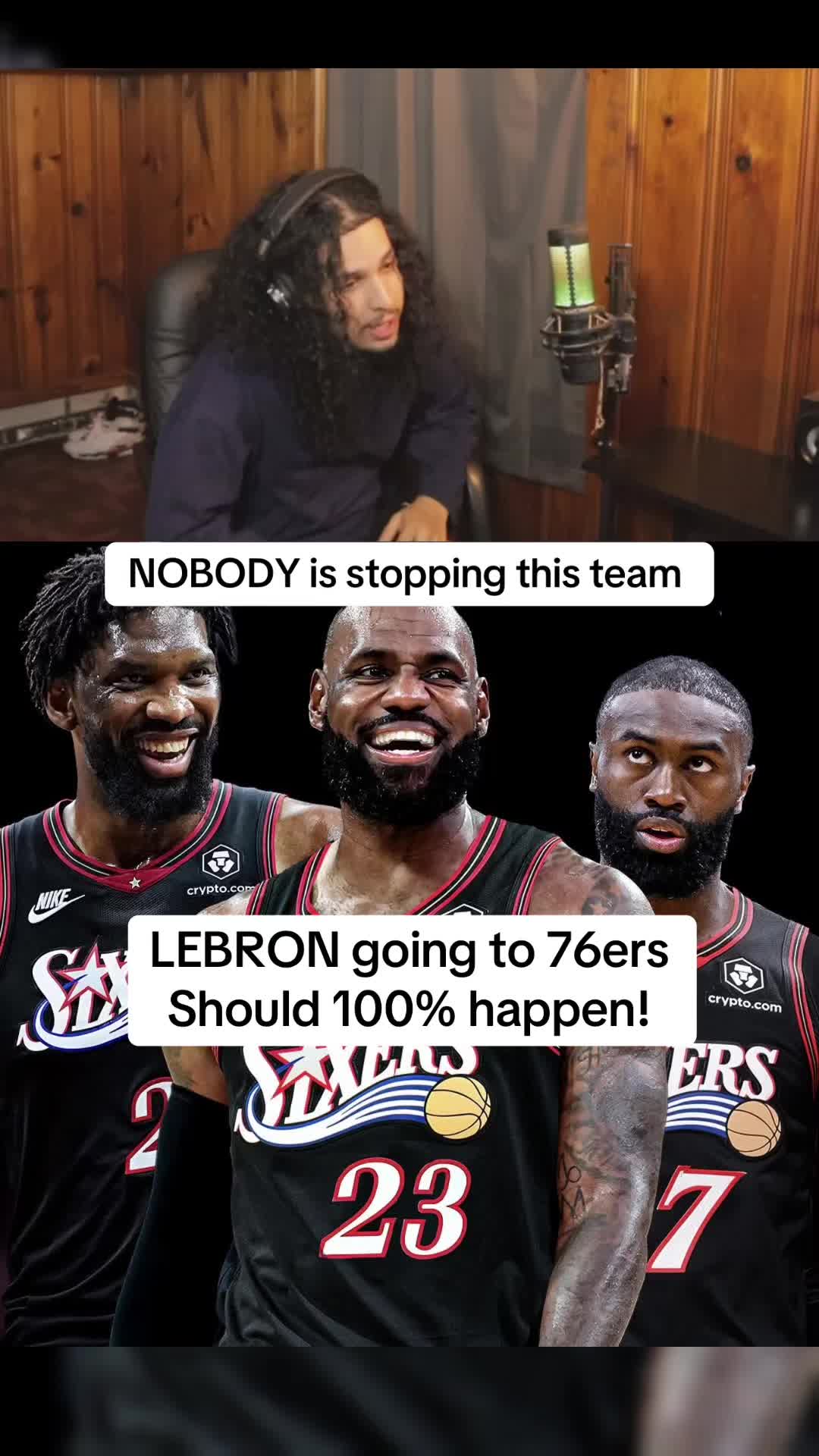 Guaranteed championship #lebron #76ers #viralvideo #xjay_v #sportstiktokcontest