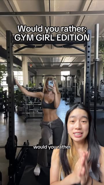 Would you rather gym girl editionnn #gymlife #fitnesslife #lifestyle