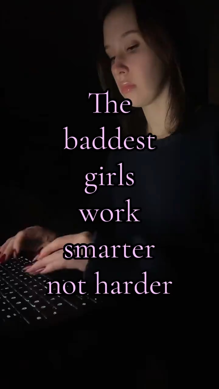 Work smart not hard