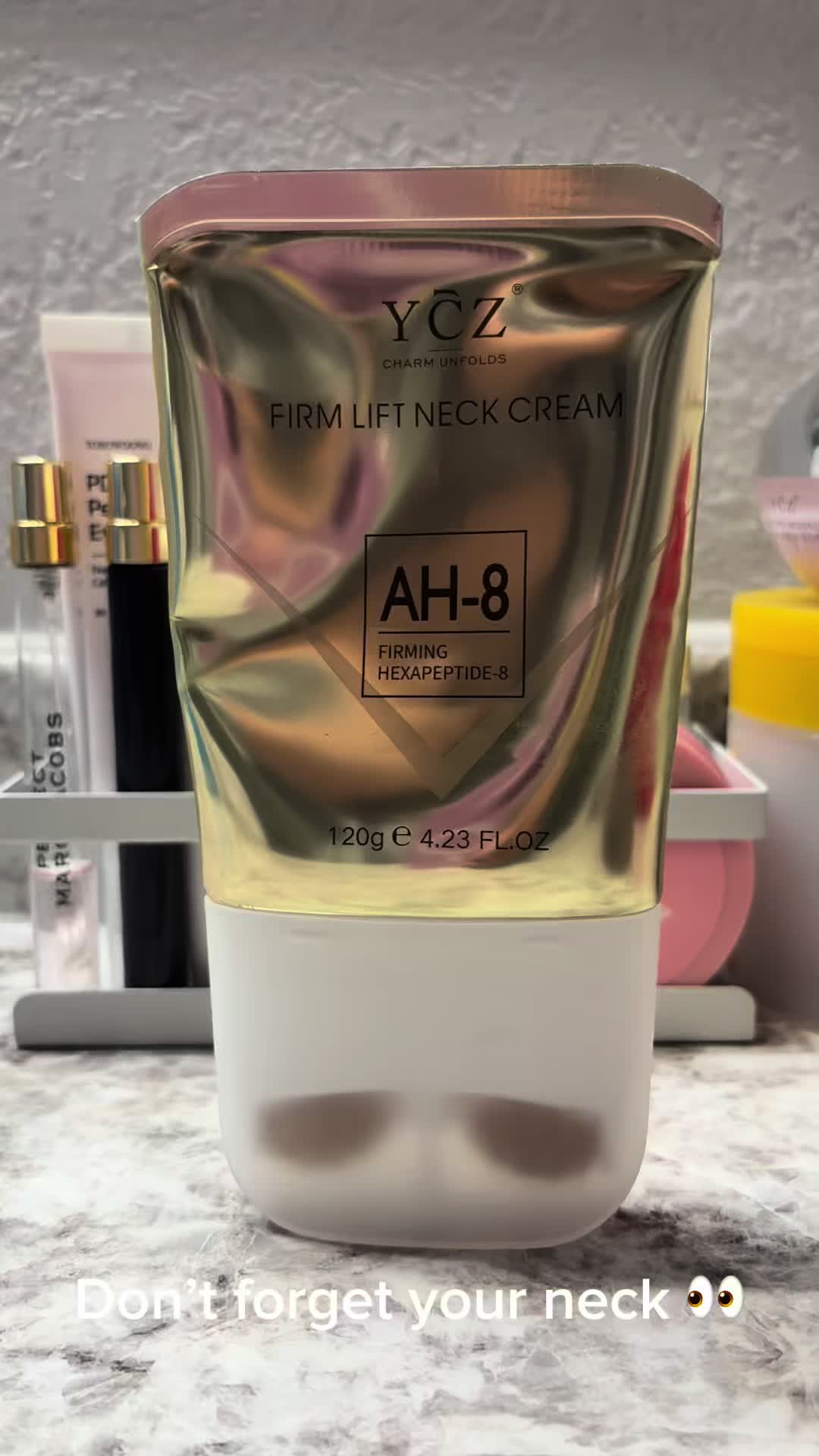 Giving my neck & décolleté a little extra skincare love ✨ This cream is so easy to add into my routine. Tap the produ...