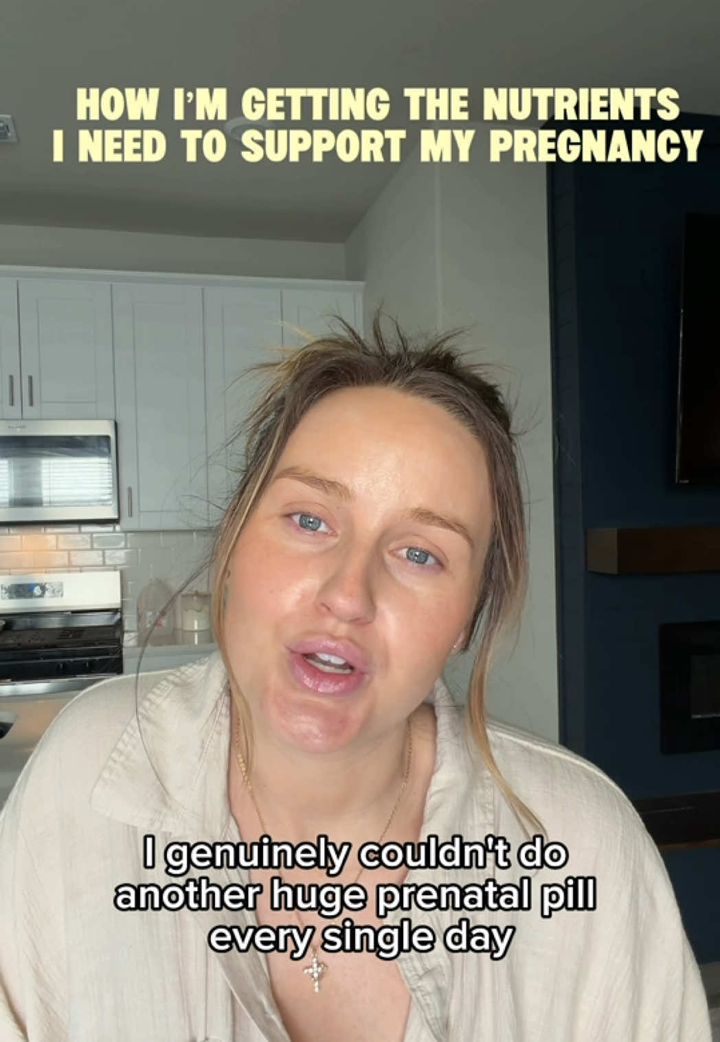 How im getting in my prenatal nutritients without fighting with pills every day. @CareNatal | Prenatal Vitamins #pren...