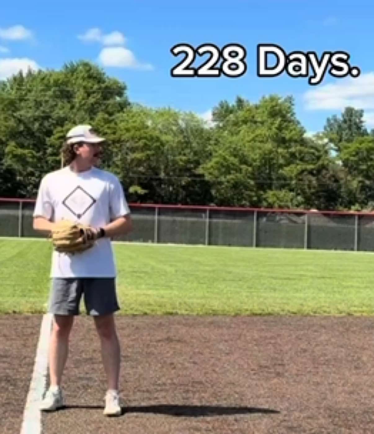Day 1 of the Journey. June 15th. Last throw: November 7, 2025. Tommy John surgery: January 19, 2026. First throws bac...