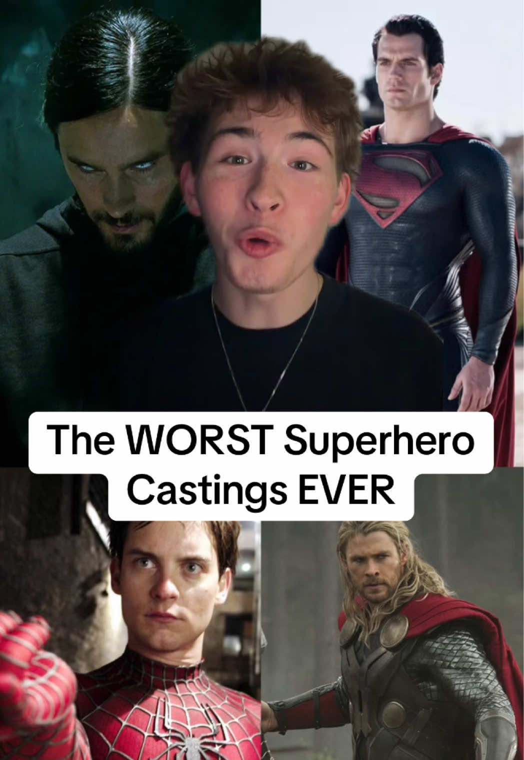 The WORST Superhero Castings of ALL TIME #superhero #dc #marvel #mcu #comics