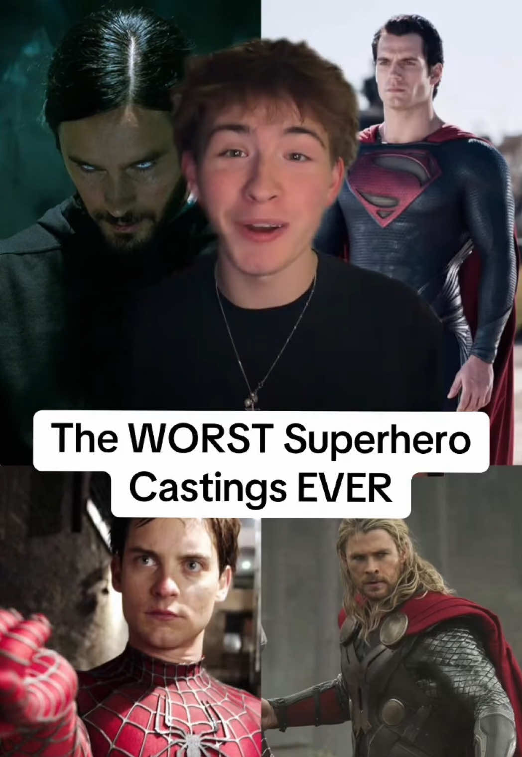 The WORST Superhero Castings of ALL TIME #superhero #dc #marvel #comics #mcu