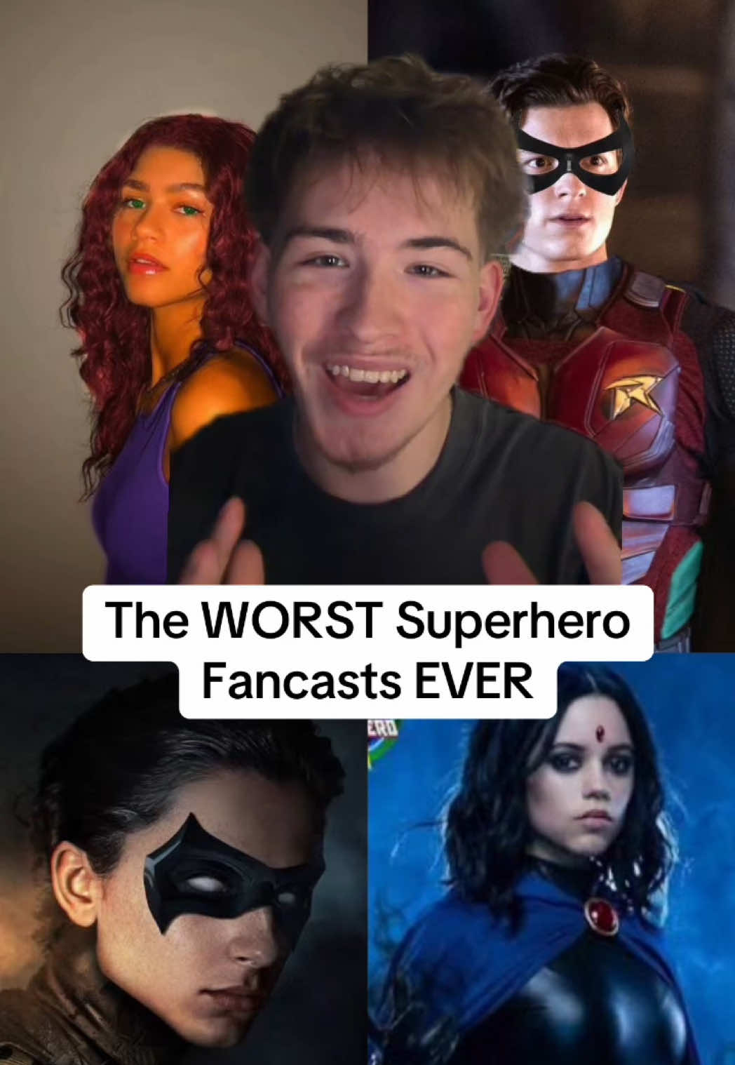 The WORST Superhero Fancasts of ALL TIME #superhero #dc #marvel #mcu #comics