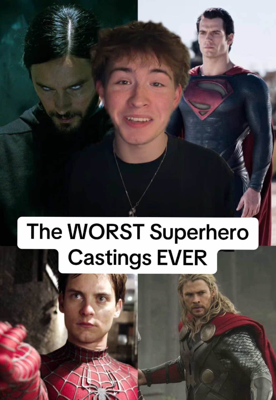 The WORST Superhero Castings of ALL TIME #superhero #dc #marvel #mcu #comics