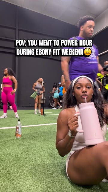 POWER HOUR FOR @ebonyfitweekend was 10/10!!! Fought for my life but i made it😭😭✨💪🏾💪🏾 S/O the instructor: @ldbla...