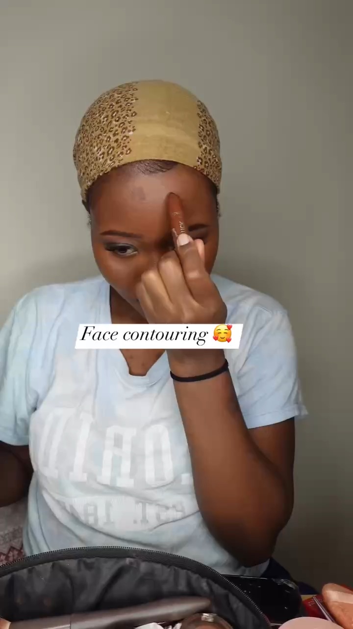 Contouring my face