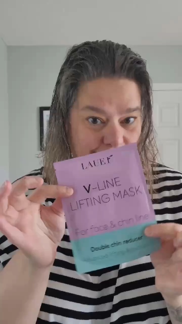 Firming face mask for chin and jawline